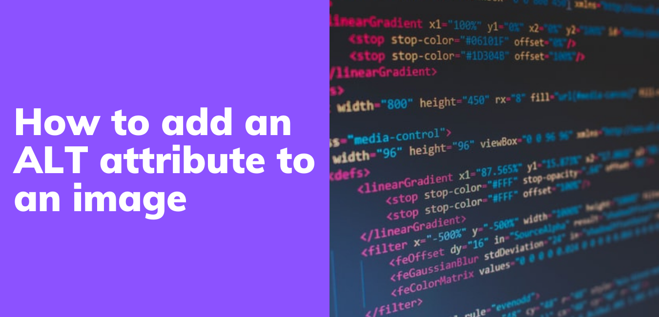 How To Add An ALT Attribute To An Image